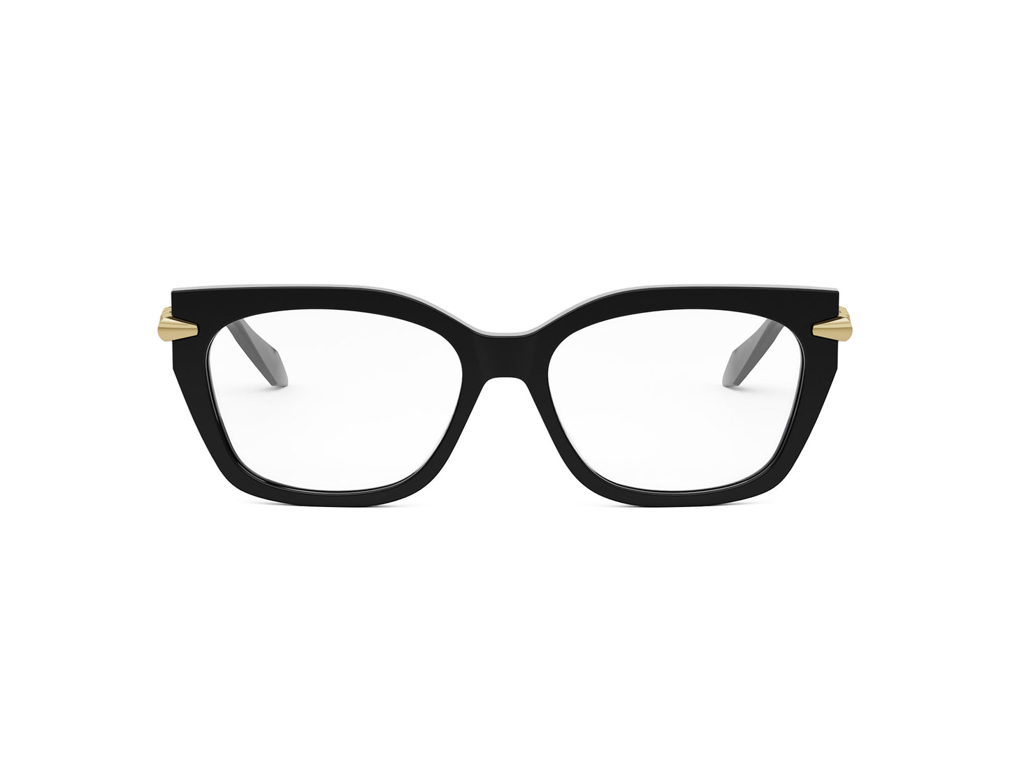 Black Cat-Eye Acetate Eyeglasses