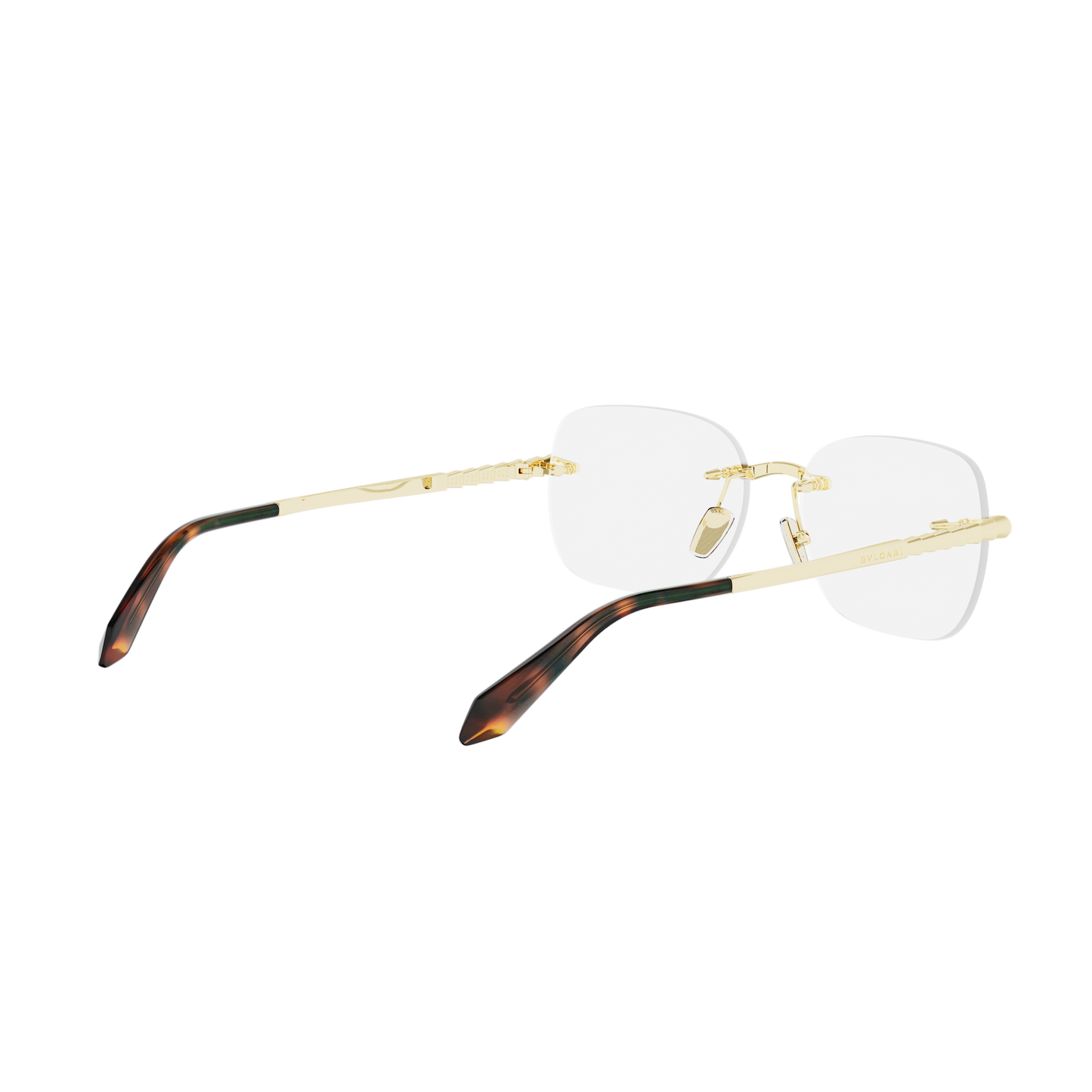 Rimless Cat-eye Metal Eyeglasses