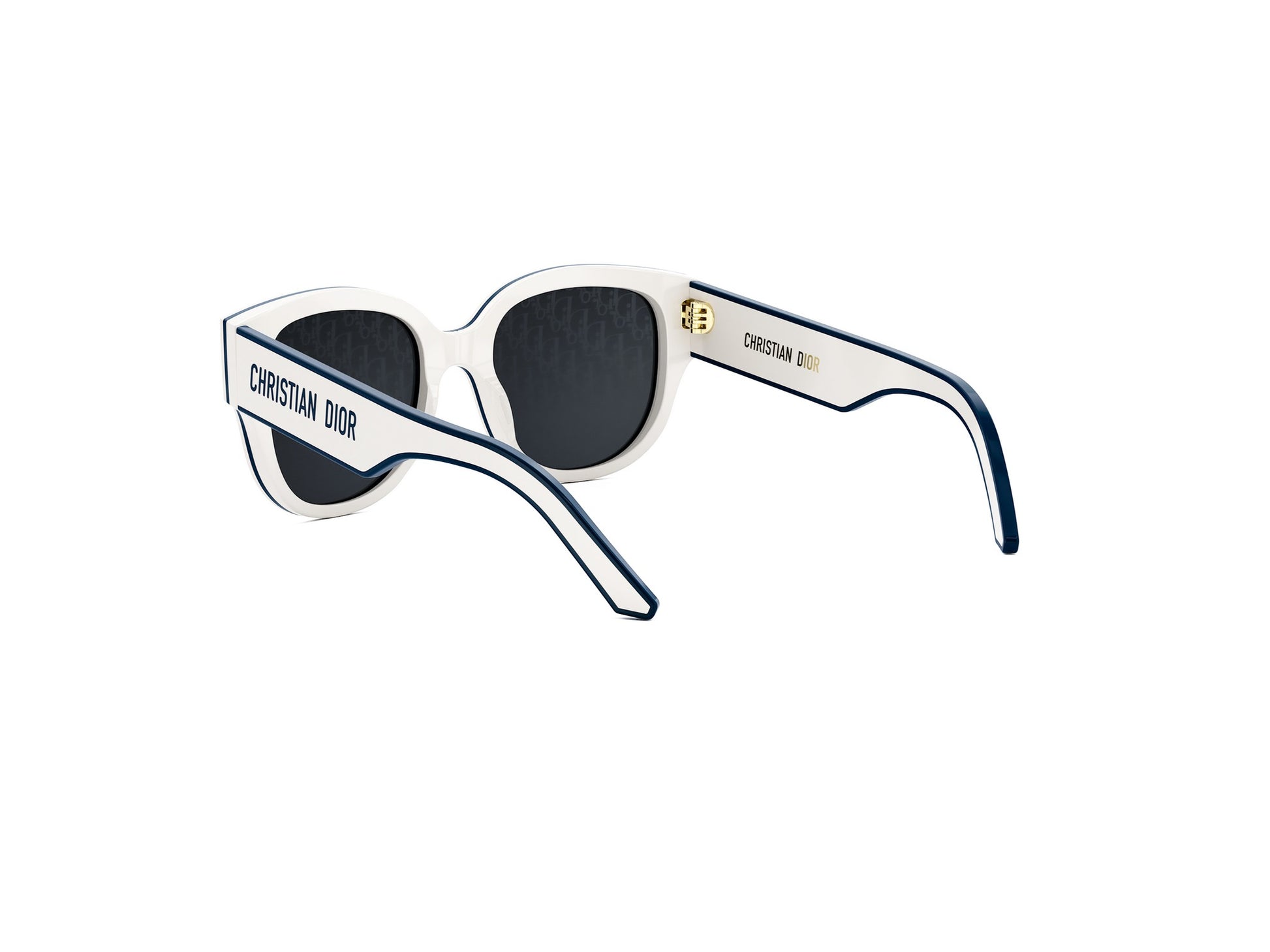 White Butterfly Acetate Sunglasses