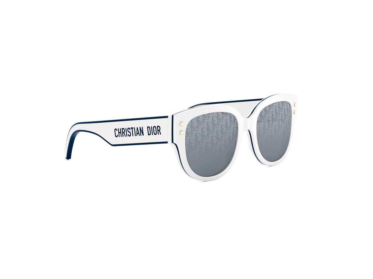 White Butterfly Acetate Sunglasses