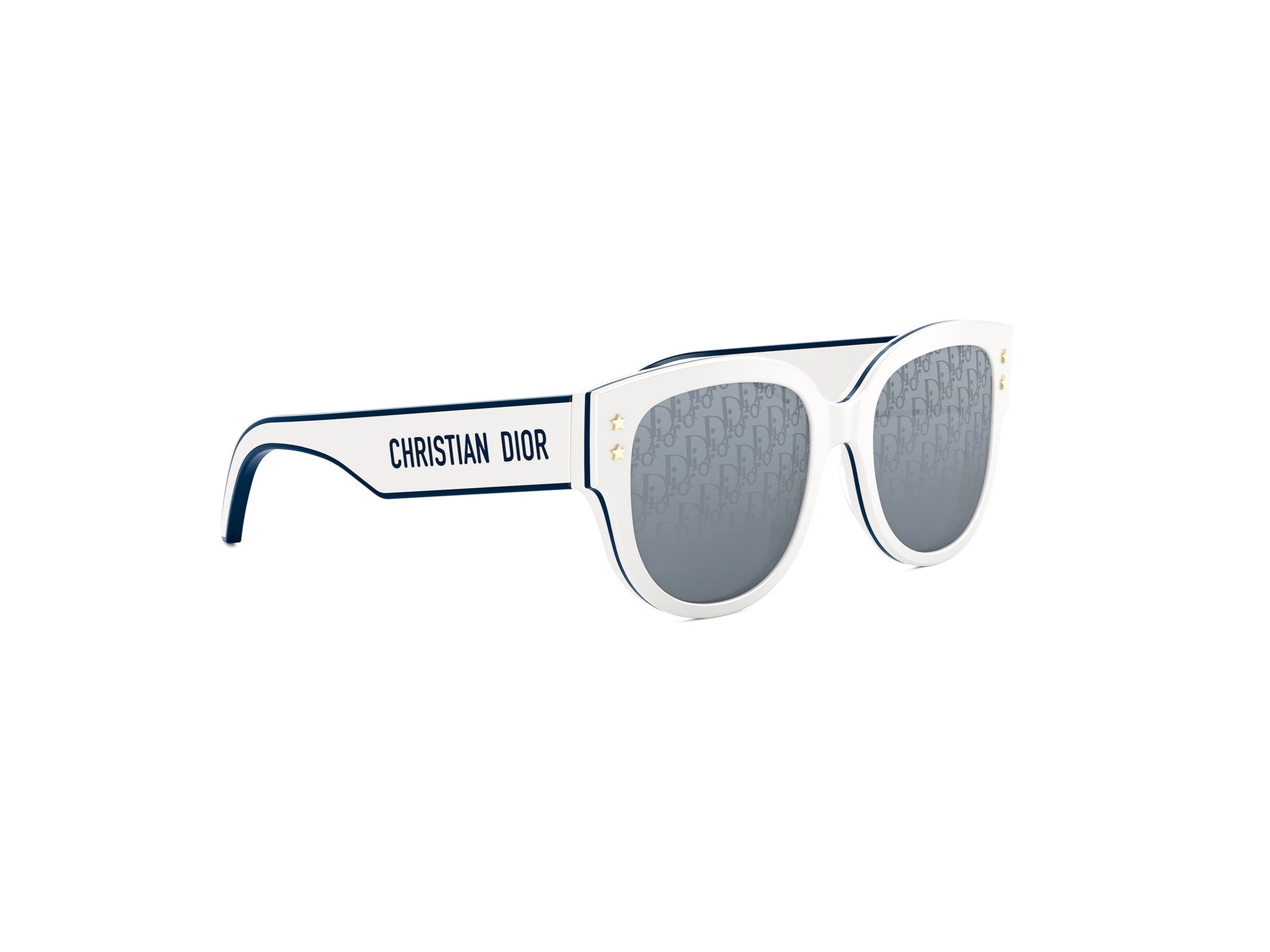 White Butterfly Acetate Sunglasses