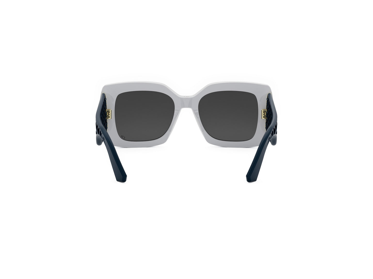 White Square Acetate Sunglasses