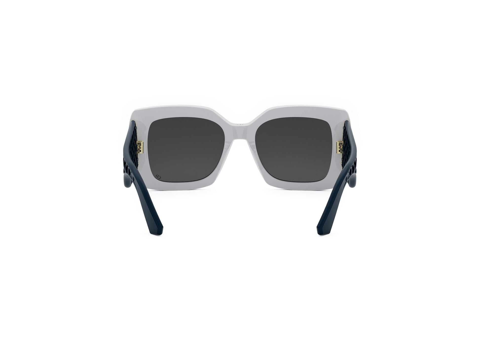 White Square Acetate Sunglasses
