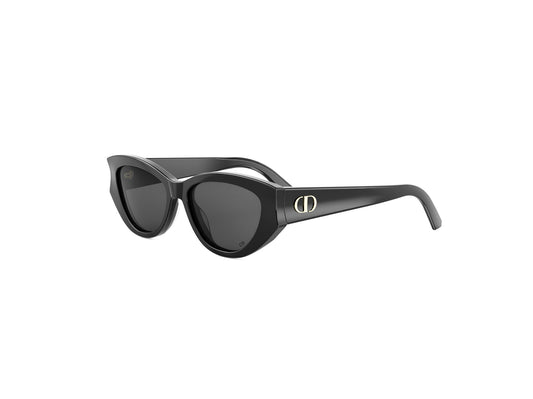 Black Oval Acetate Sunglasses