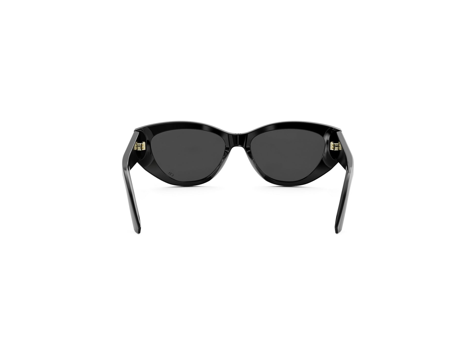 Black Oval Acetate Sunglasses