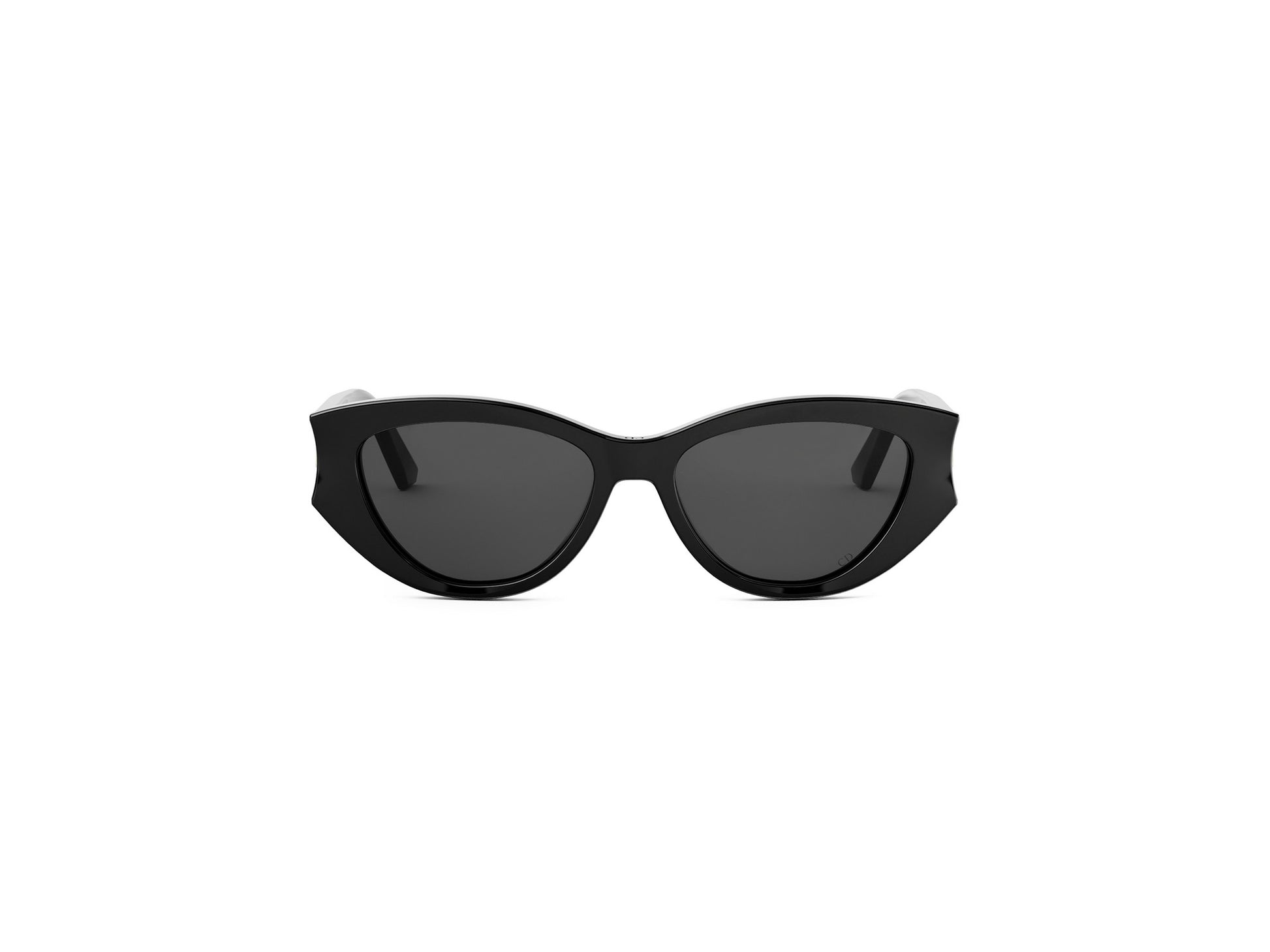 Black Oval Acetate Sunglasses