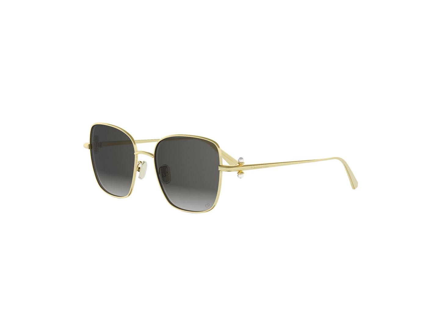 Gold Square Metal Sunglasses
