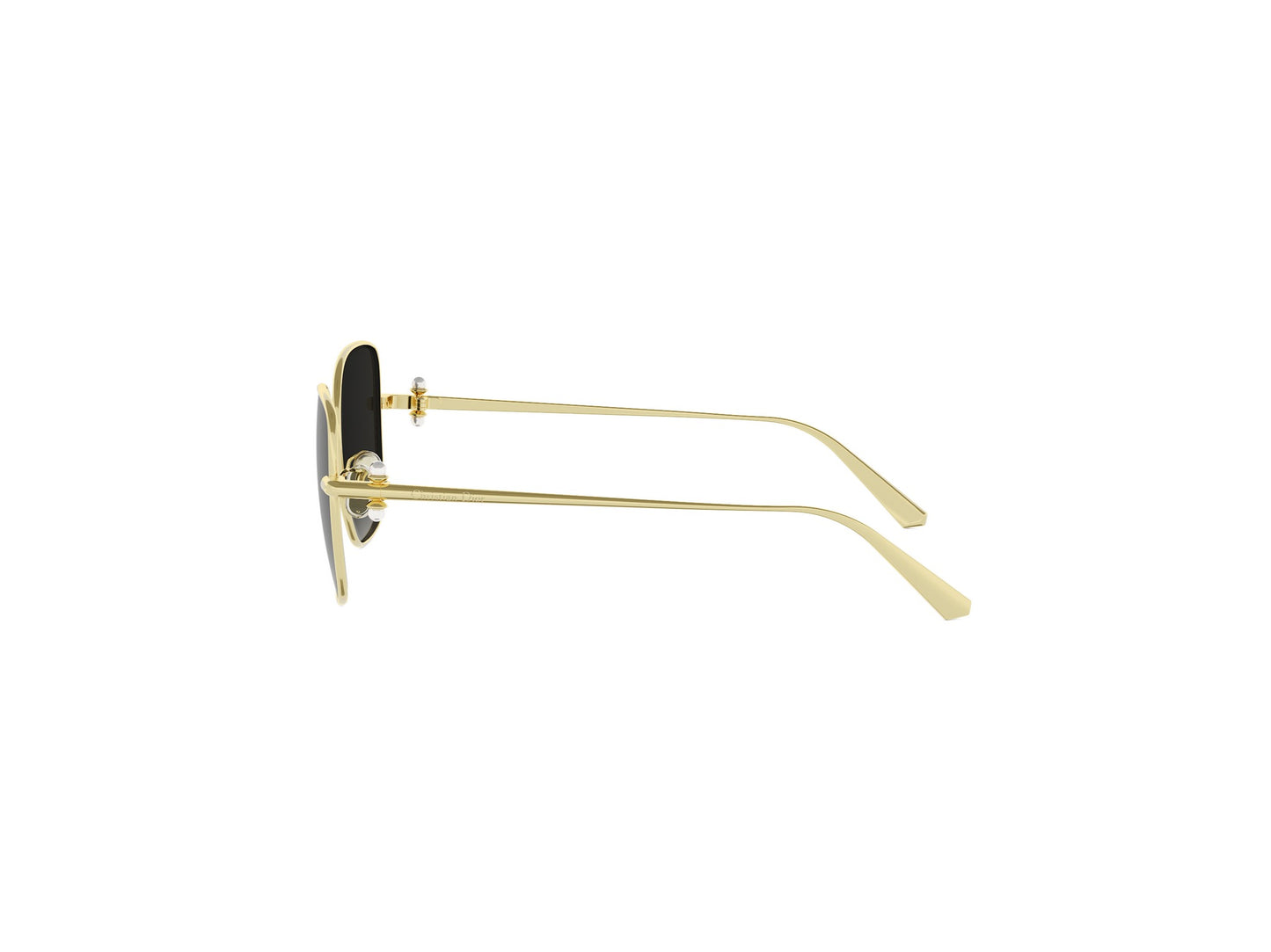 Gold Square Metal Sunglasses