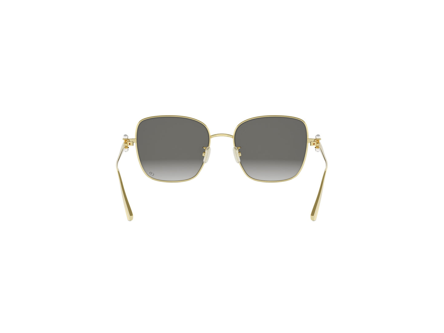 Gold Square Metal Sunglasses