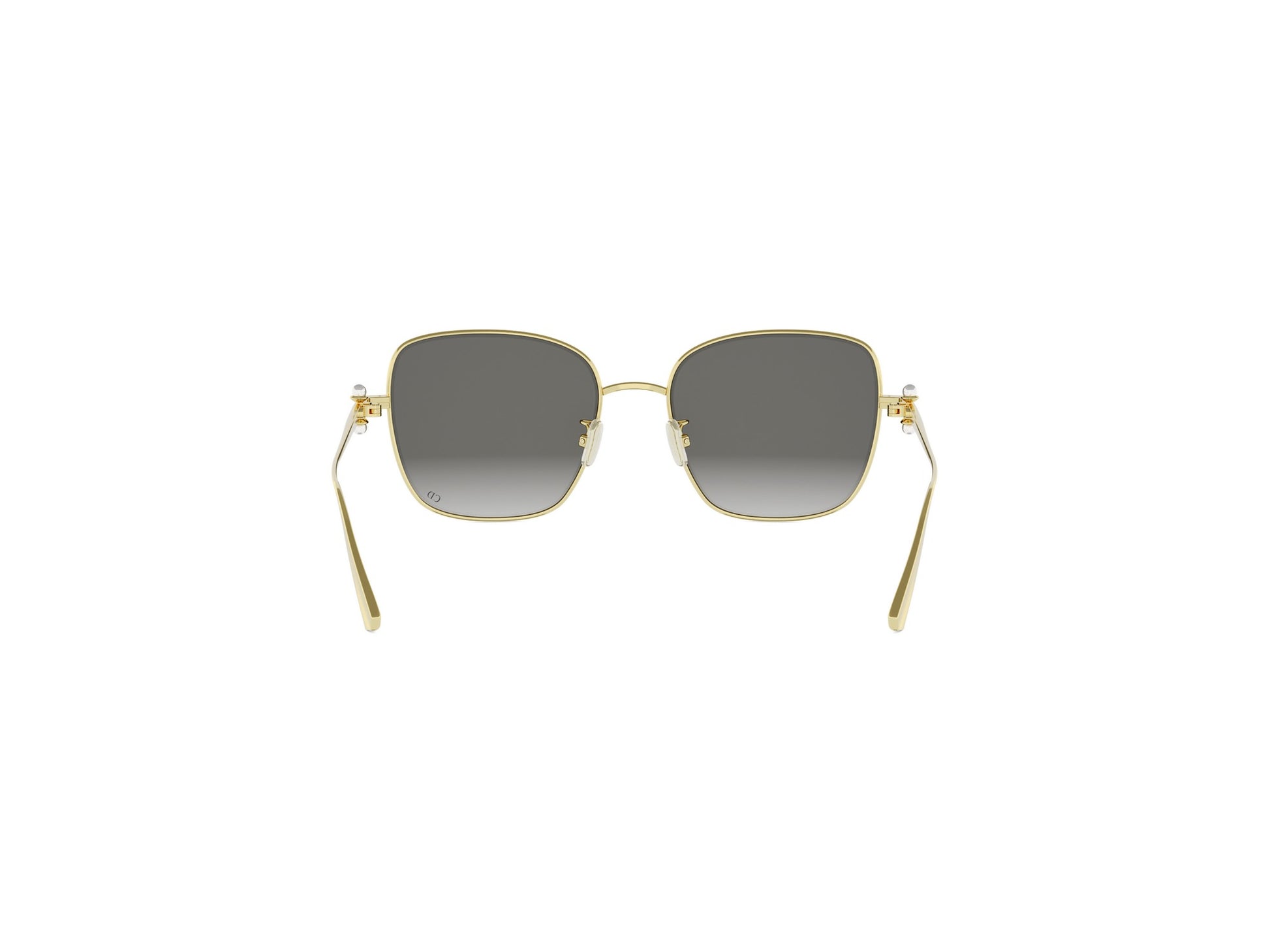 Gold Square Metal Sunglasses
