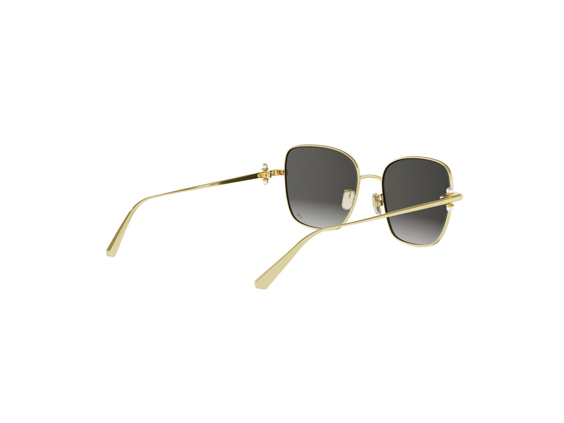 Gold Square Metal Sunglasses