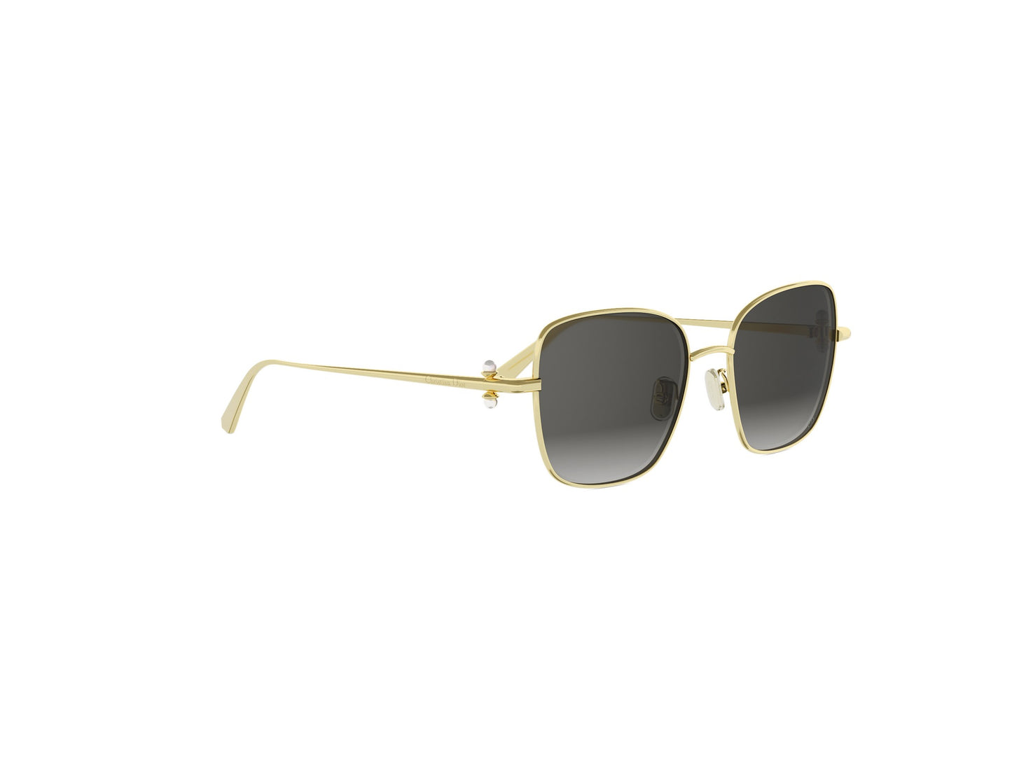 Gold Square Metal Sunglasses