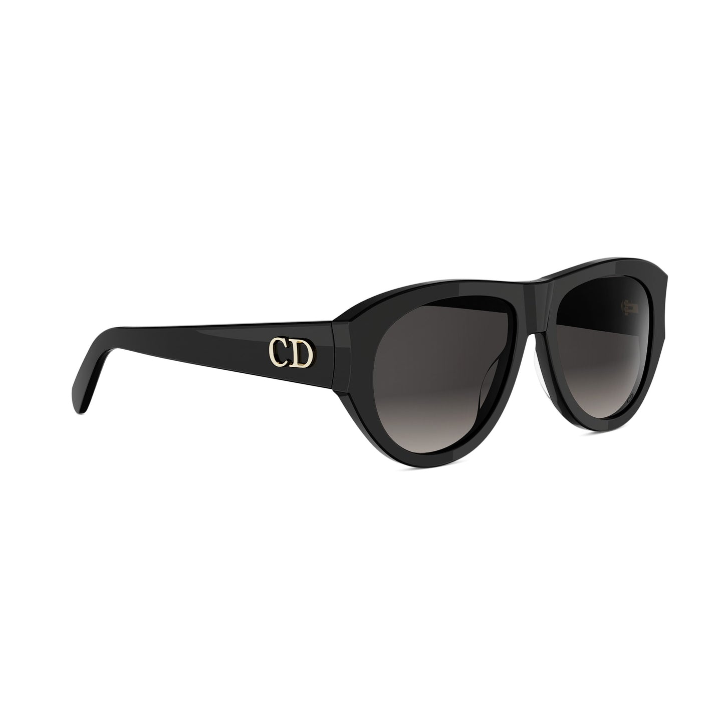 Shiny Pilot Acetate Sunglasses