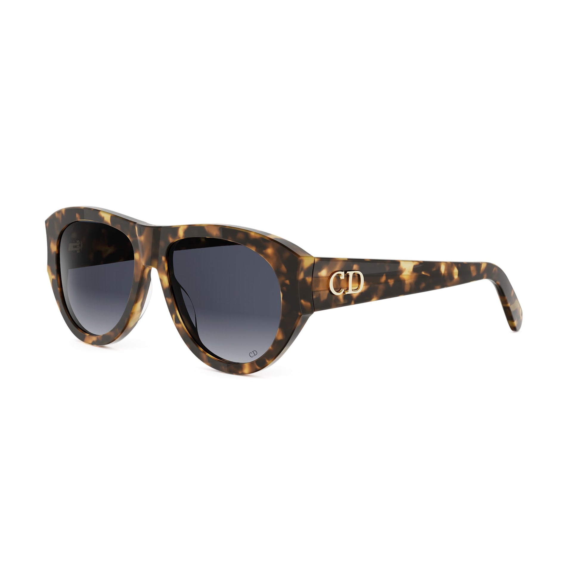 Shiny Pilot Acetate Sunglasses