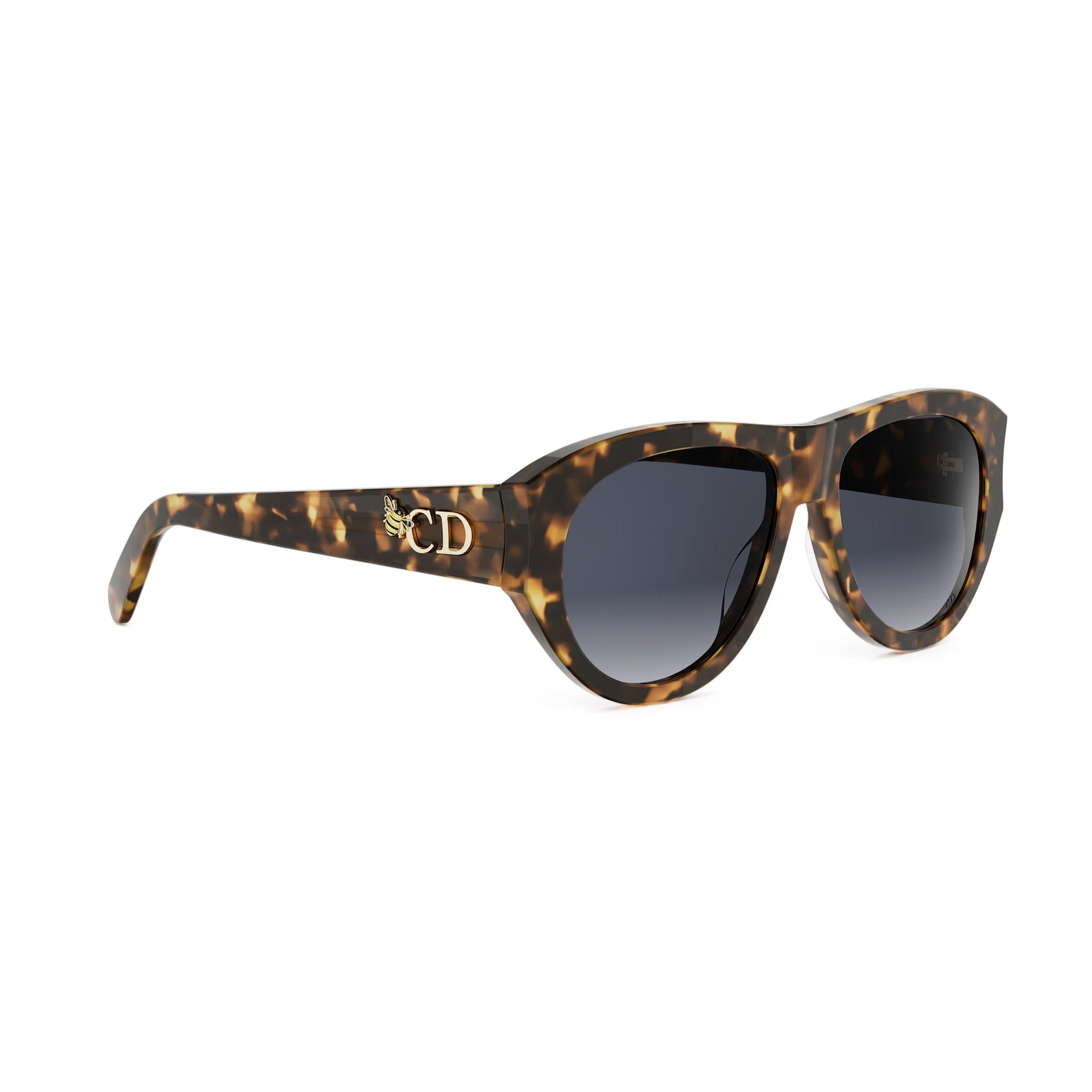 Shiny Pilot Acetate Sunglasses