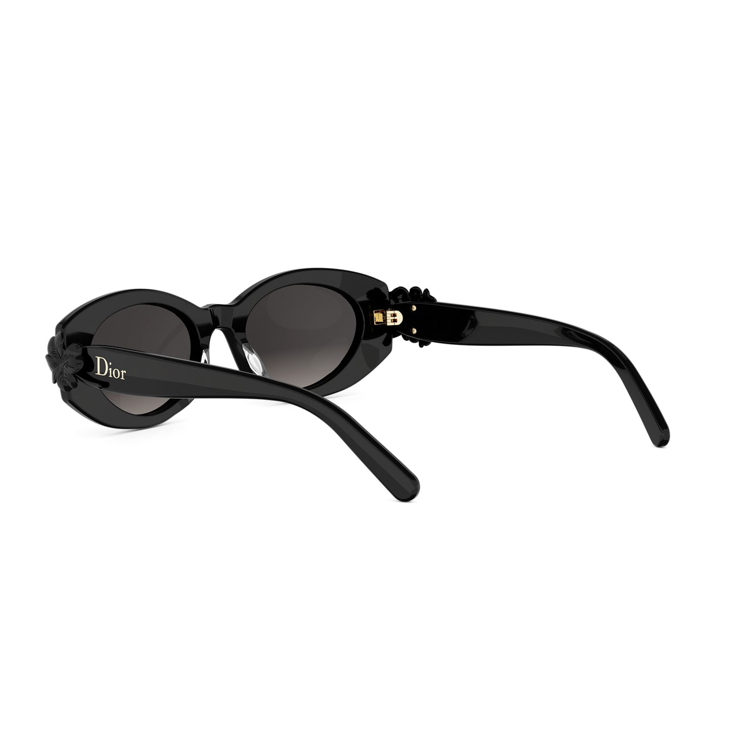 Shiny Oval Acetate Sunglasses