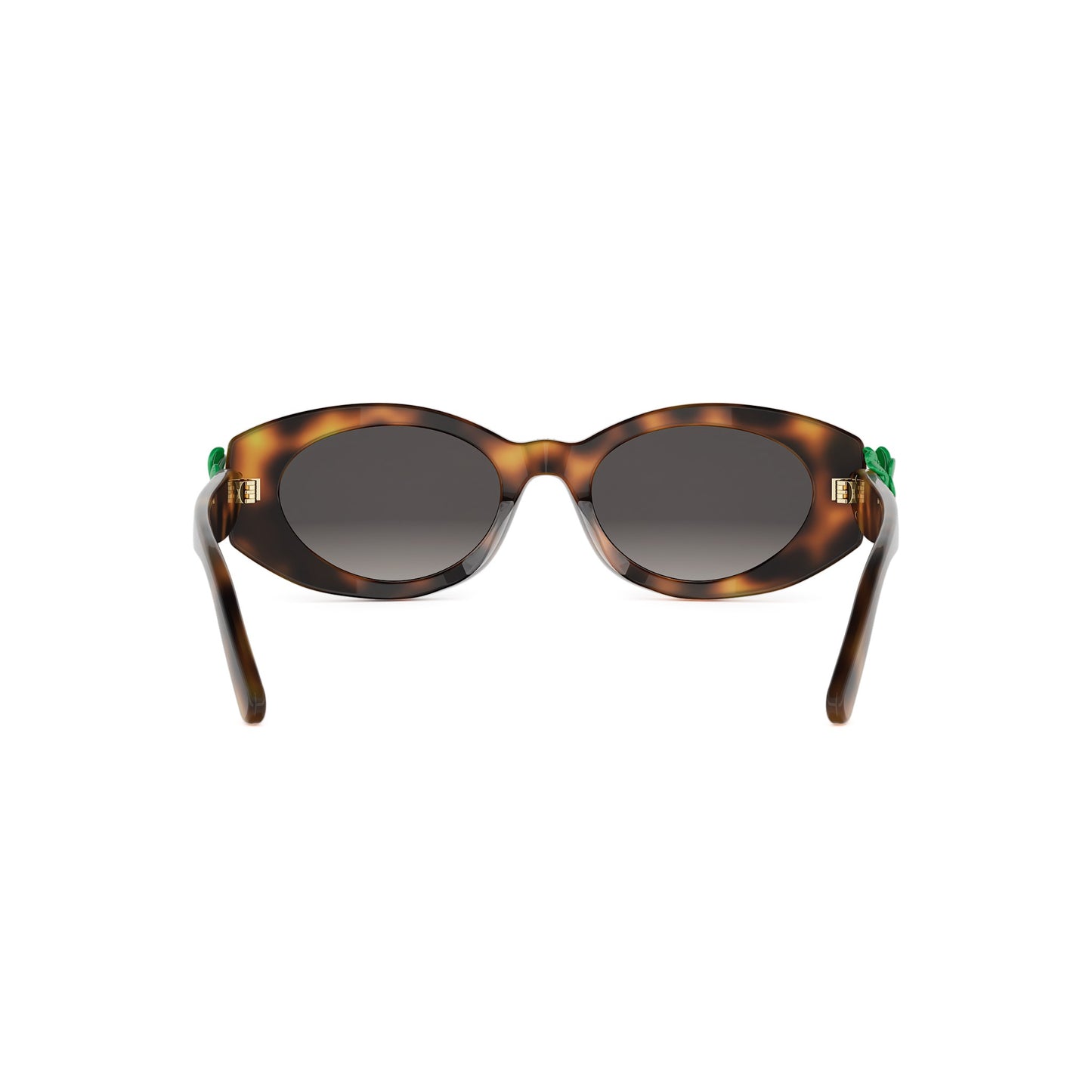 Shiny Oval Acetate Sunglasses