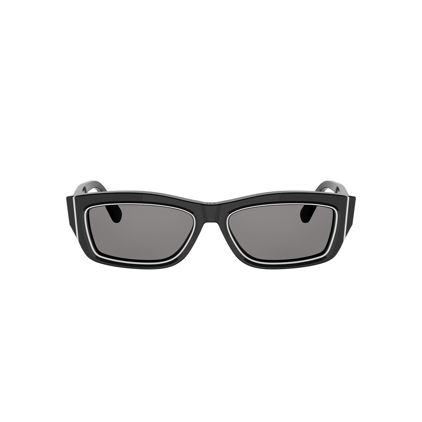 Rectangular Cat-eye Acetate Sunglasses