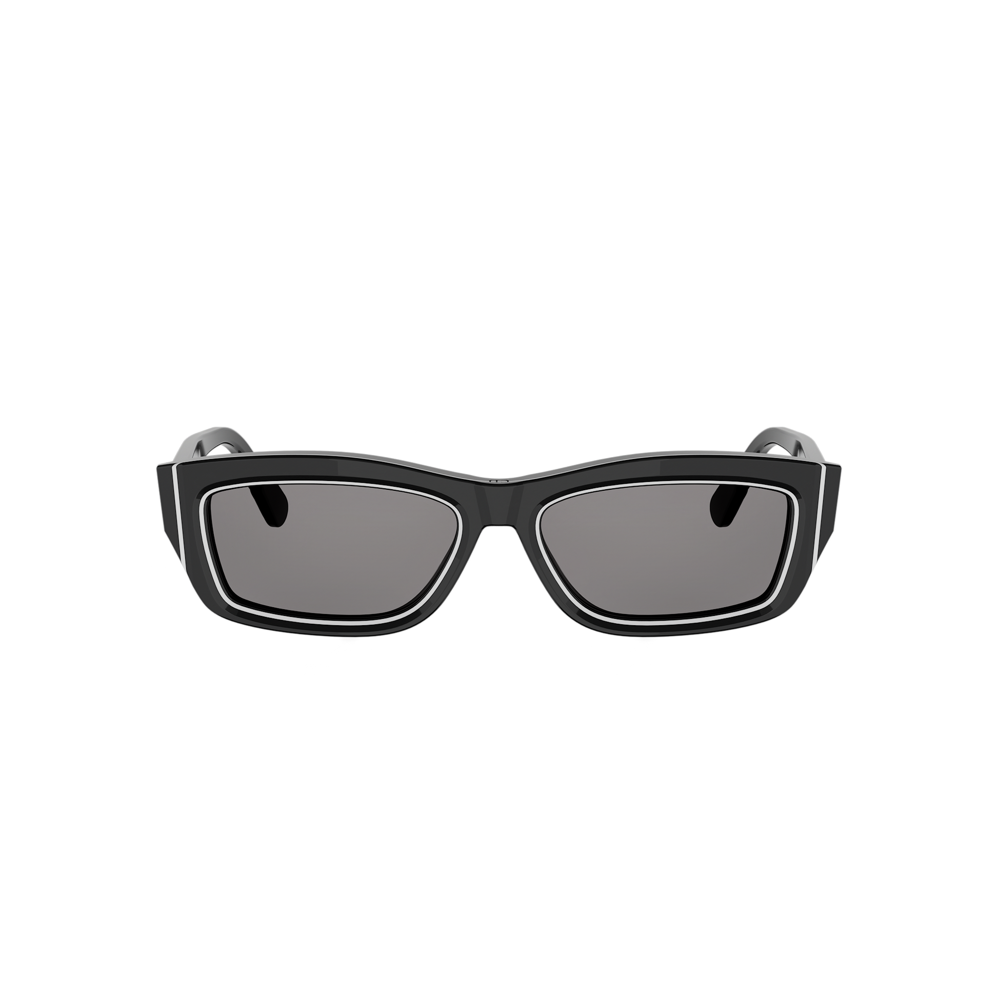 Rectangular Cat-eye Acetate Sunglasses