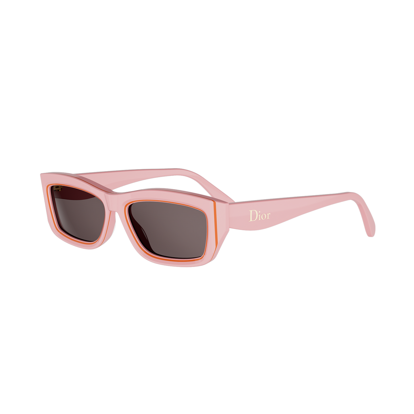Rectangular Cat-eye Acetate Sunglasses