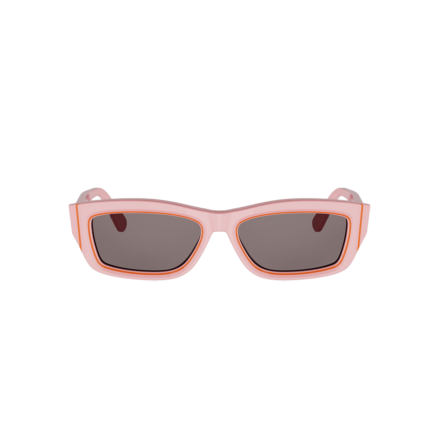 Rectangular Cat-eye Acetate Sunglasses