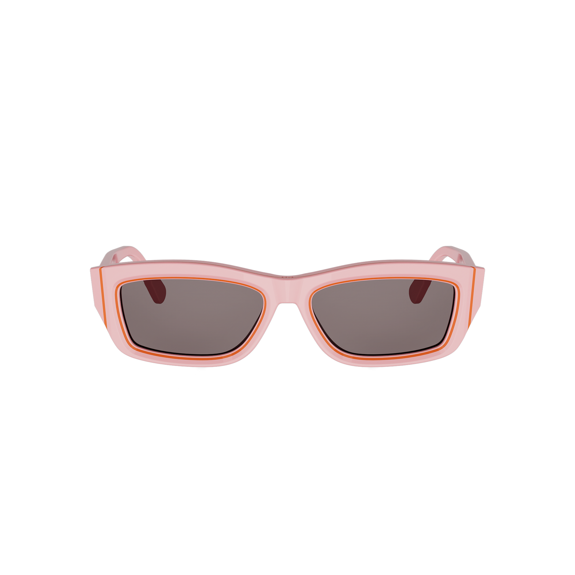 Rectangular Cat-eye Acetate Sunglasses