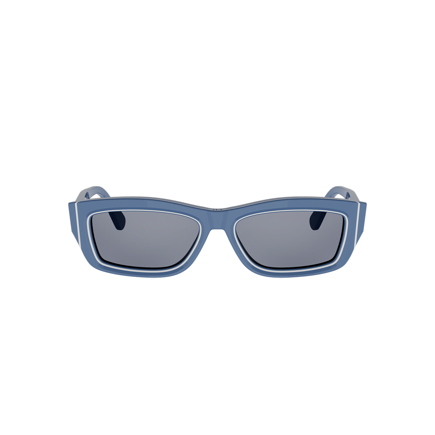 Rectangular Cat-eye Acetate Sunglasses