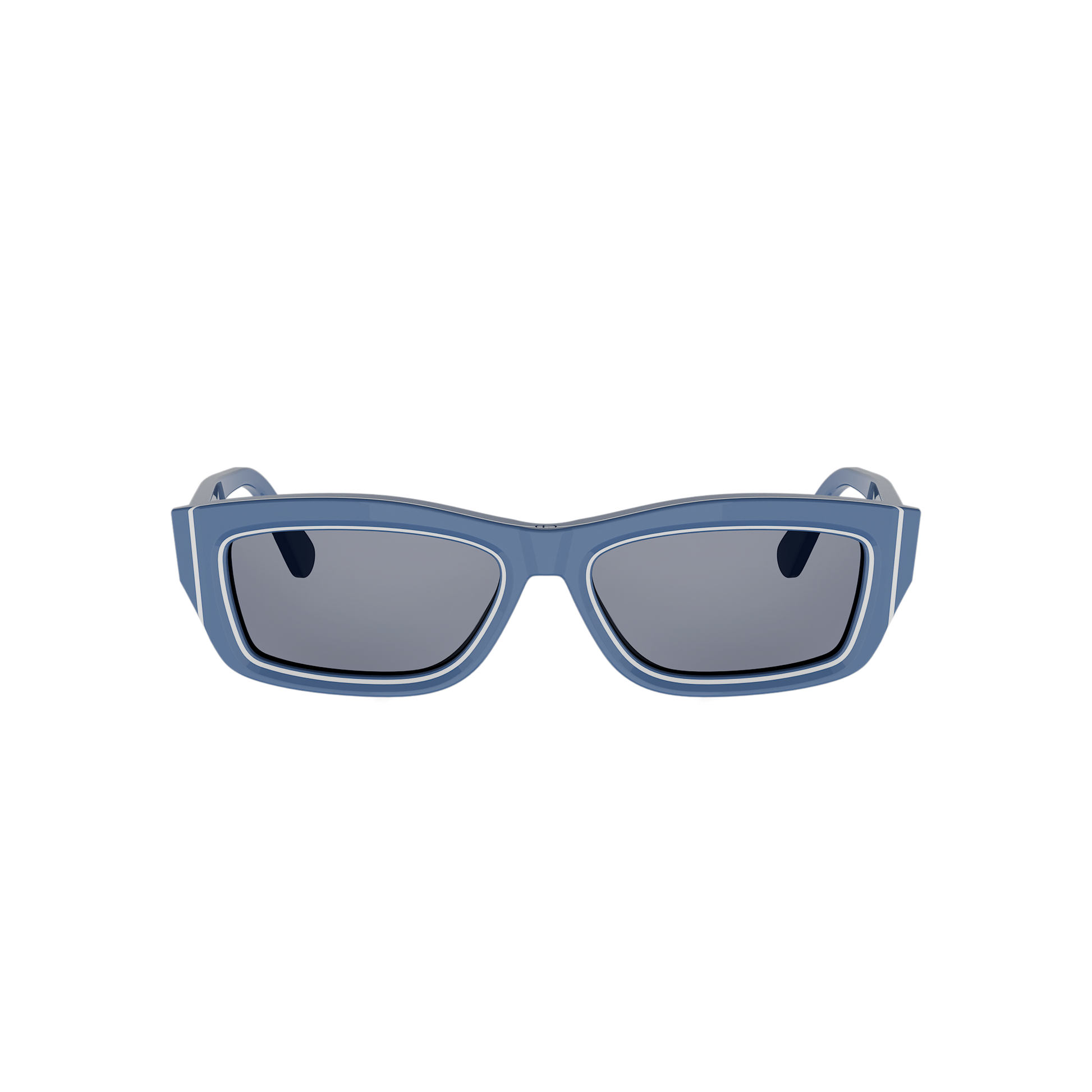 Rectangular Cat-eye Acetate Sunglasses
