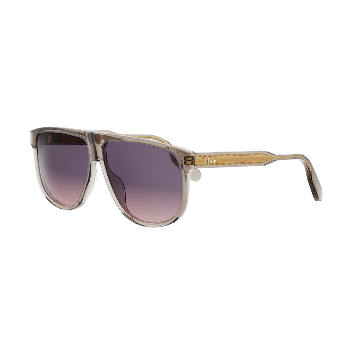 Havana Pilot Acetate Sunglasses