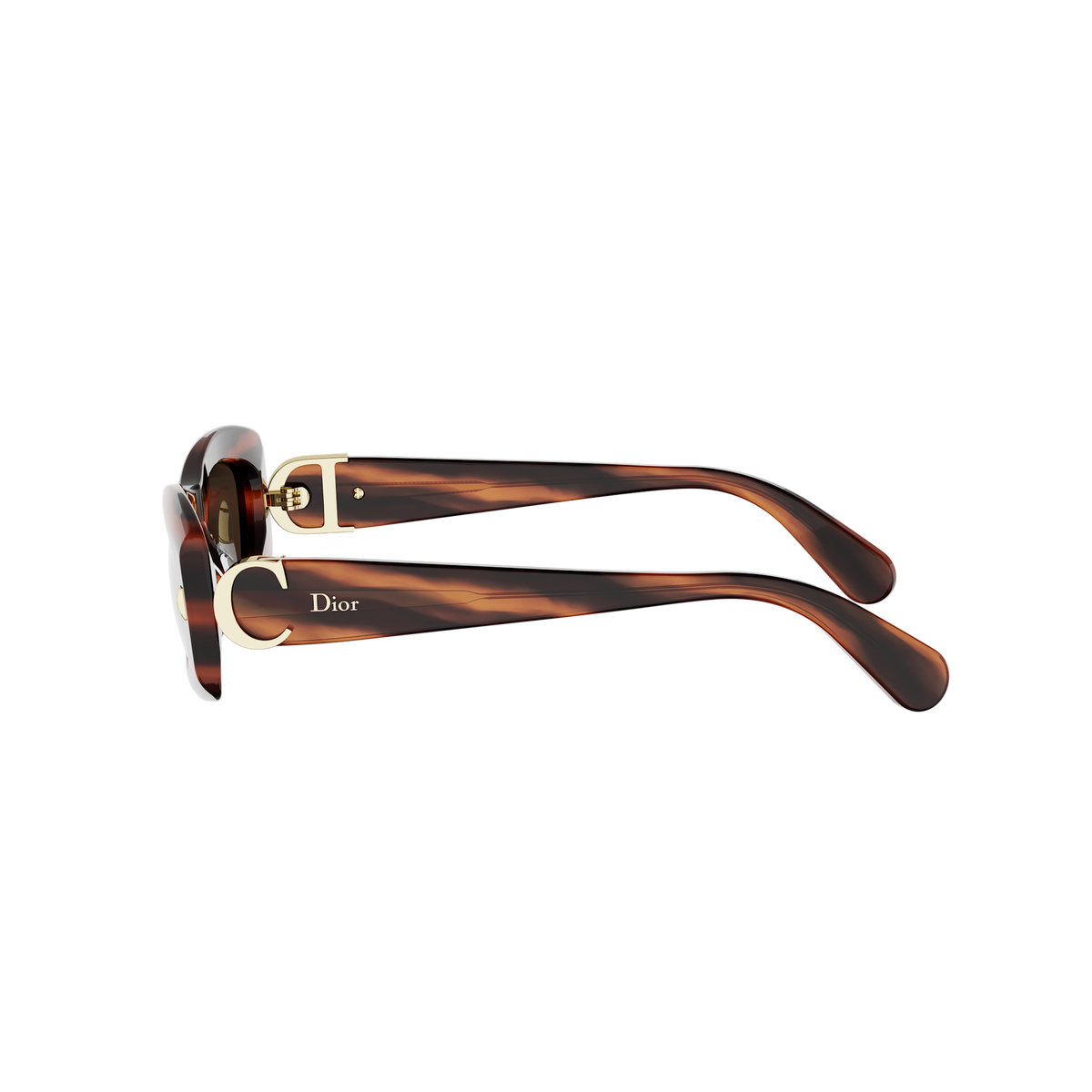 Havana Geometric Acetate Sunglasses