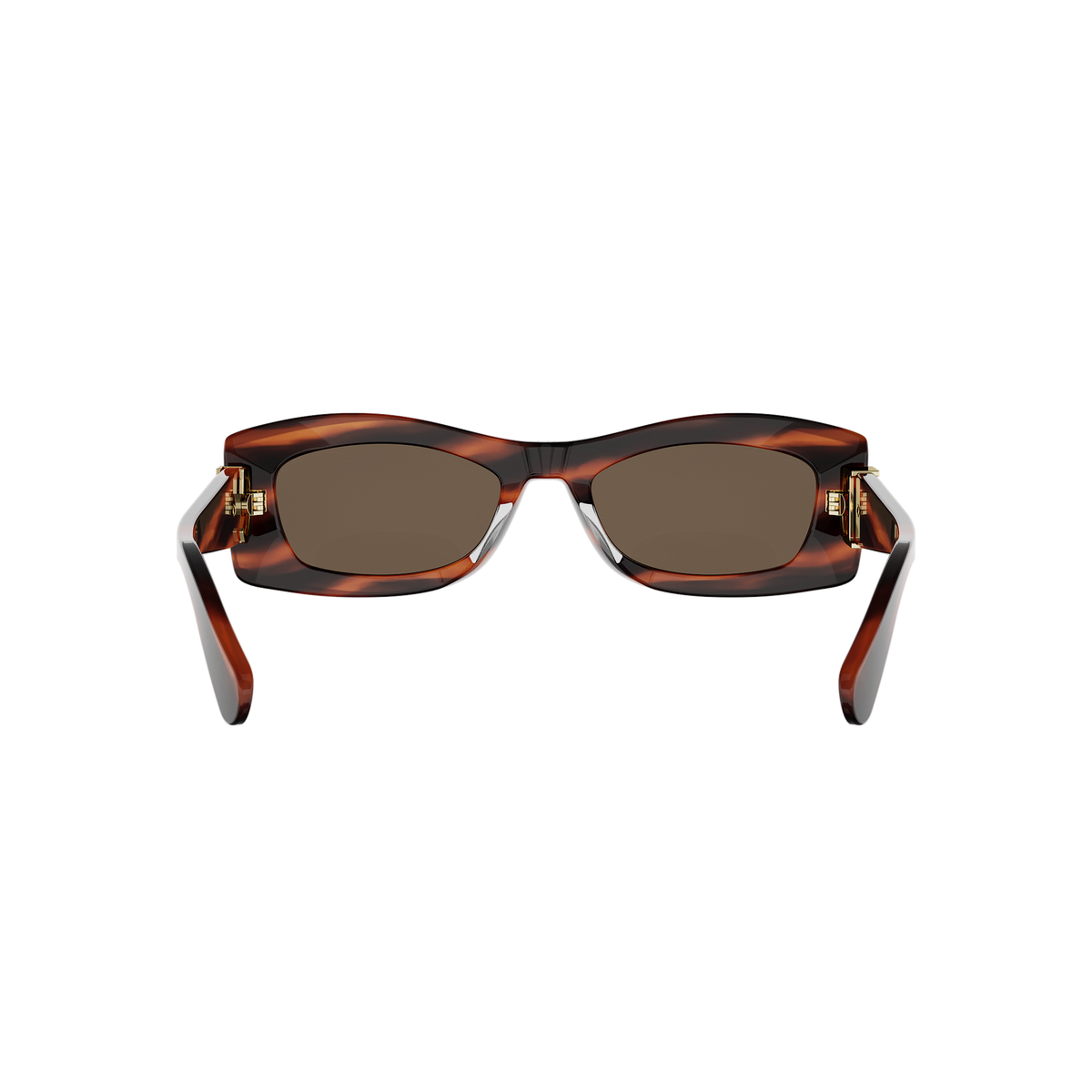 Havana Geometric Acetate Sunglasses