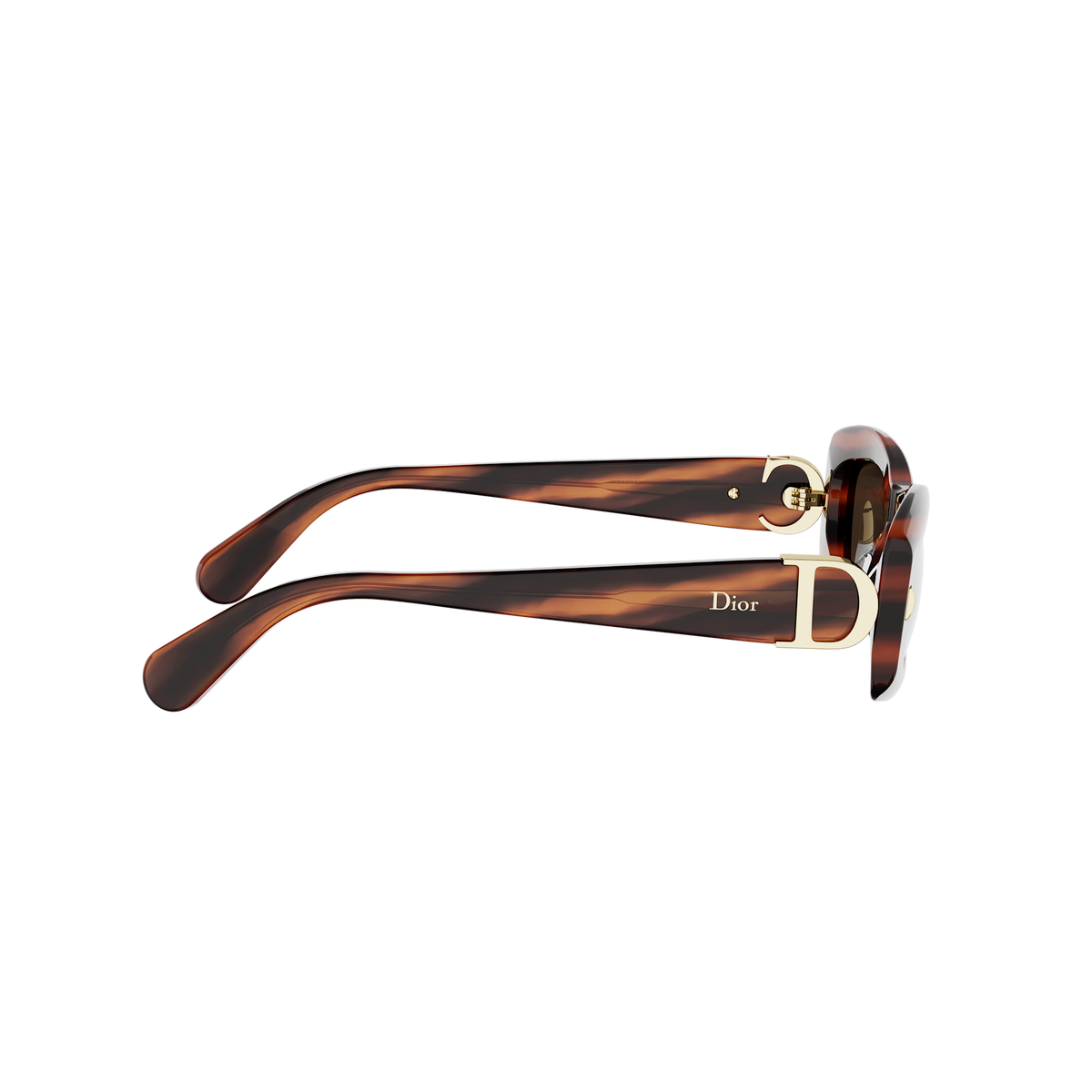 Havana Geometric Acetate Sunglasses