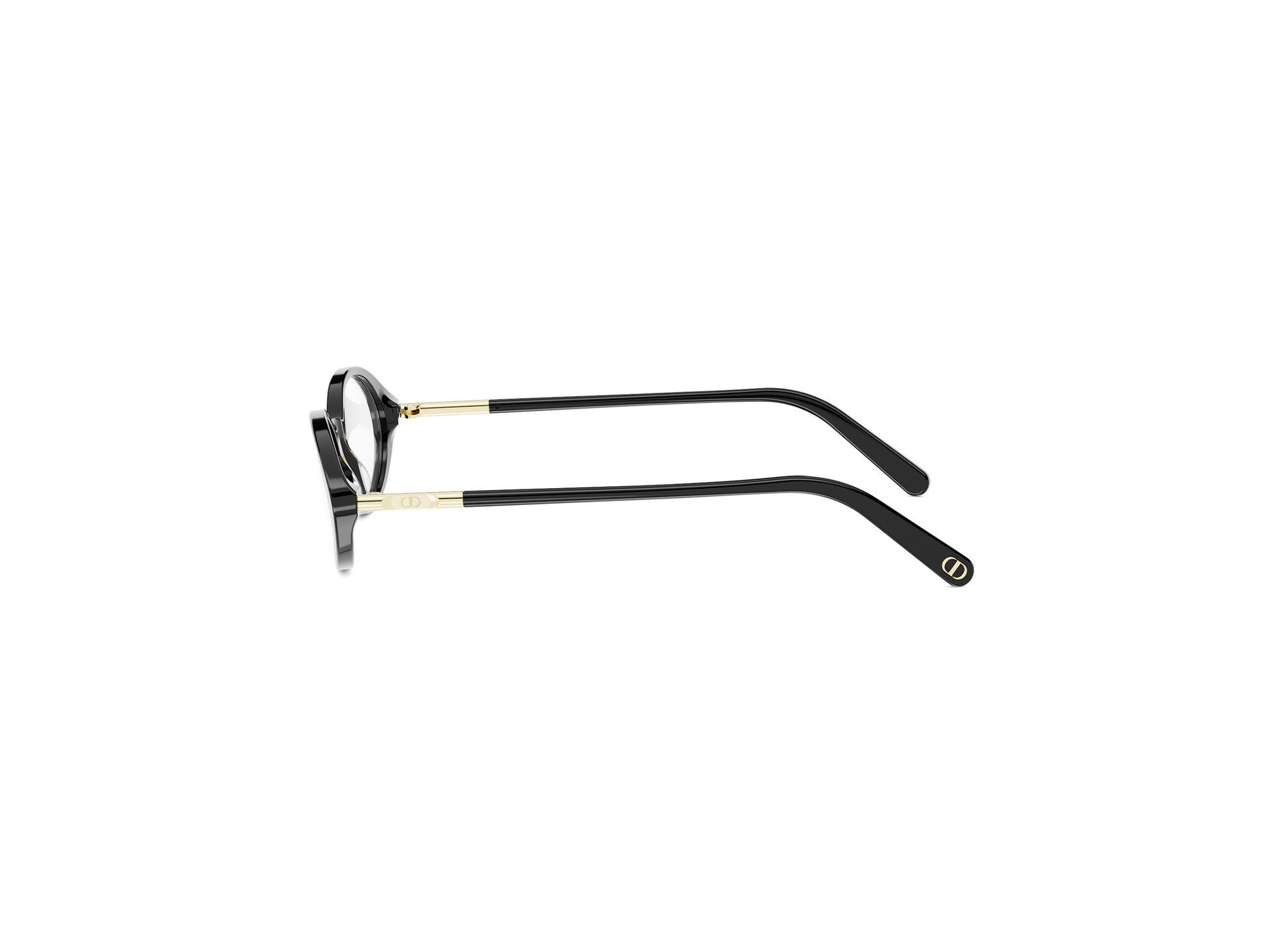 Black Oval Acetate Eyeglasses