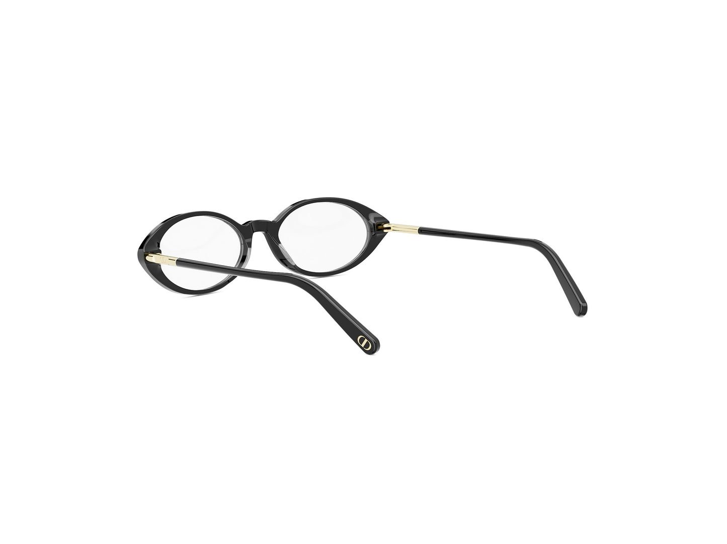 Black Oval Acetate Eyeglasses