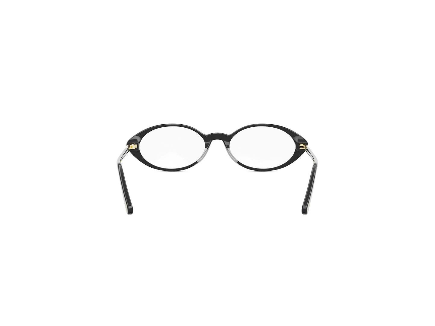 Black Oval Acetate Eyeglasses