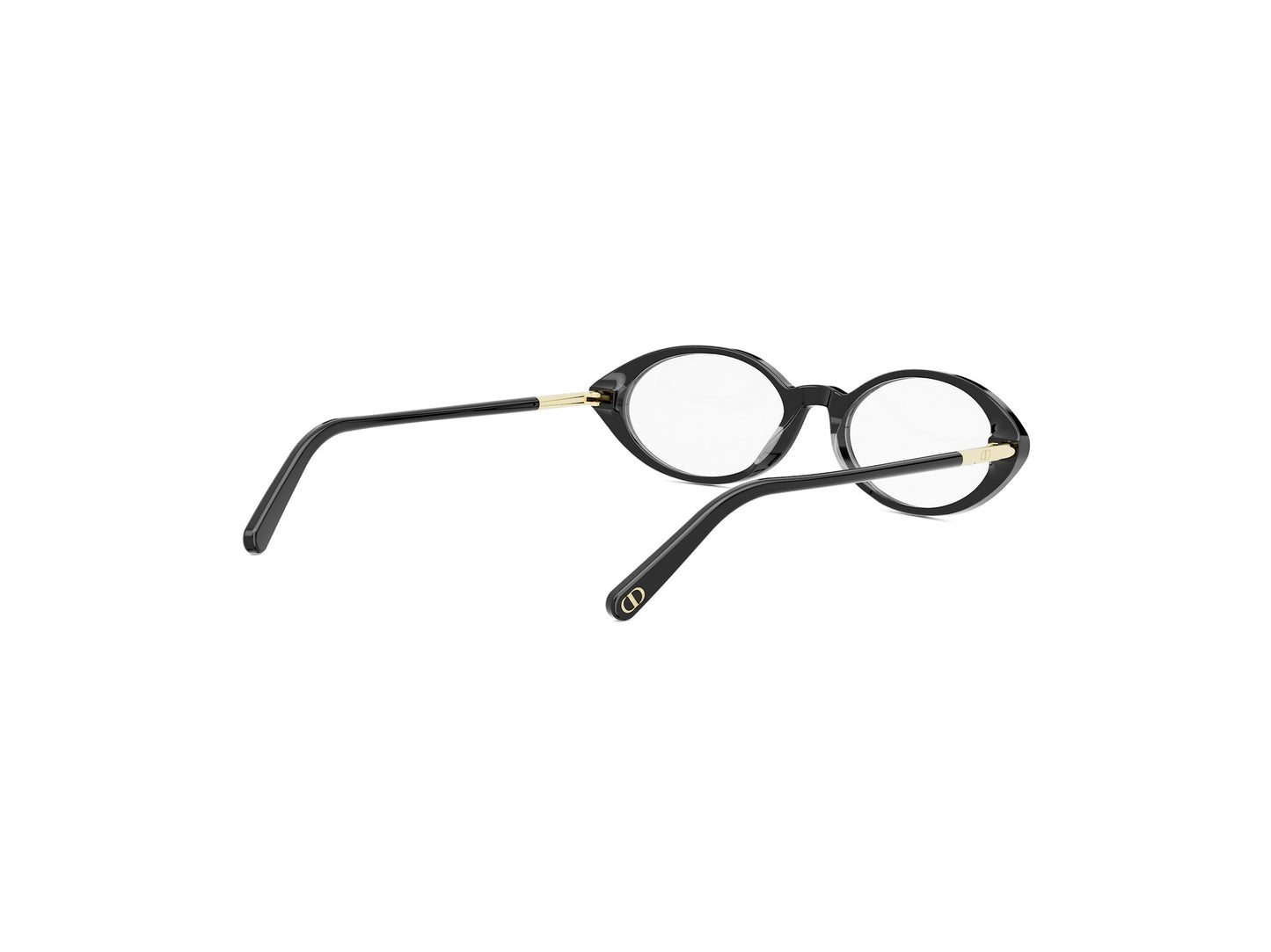 Black Oval Acetate Eyeglasses
