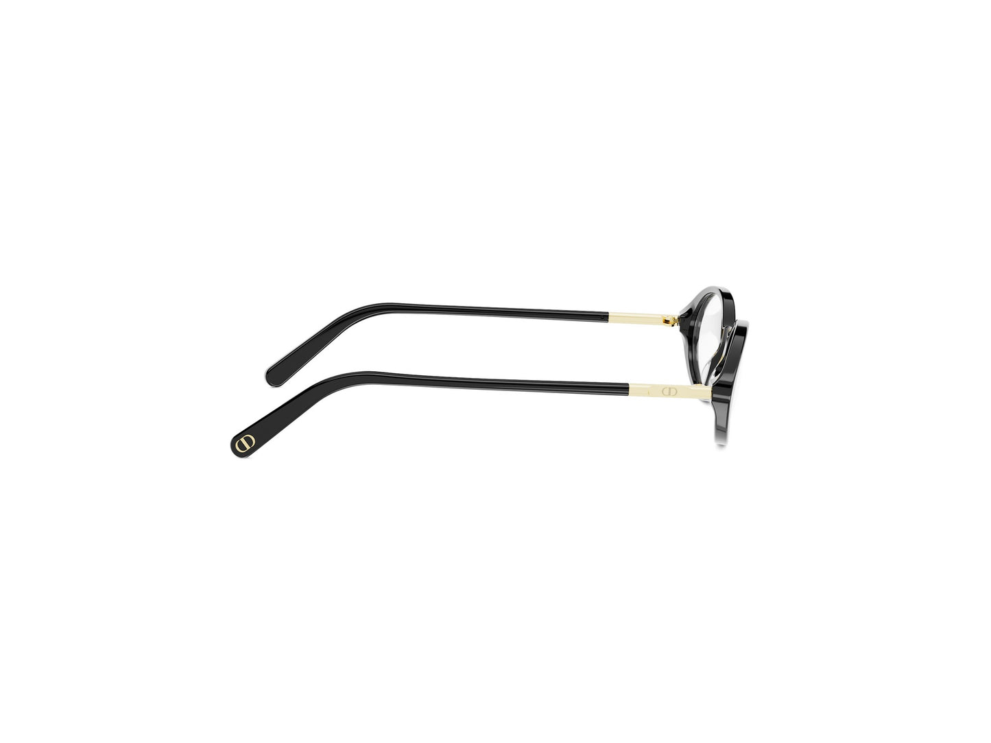 Black Oval Acetate Eyeglasses