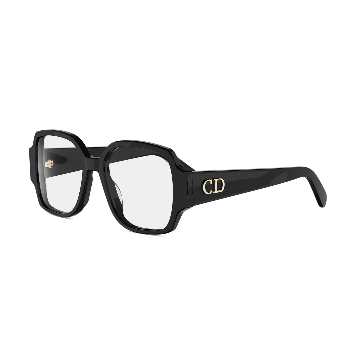 Shiny Rectangular Acetate Eyeglasses