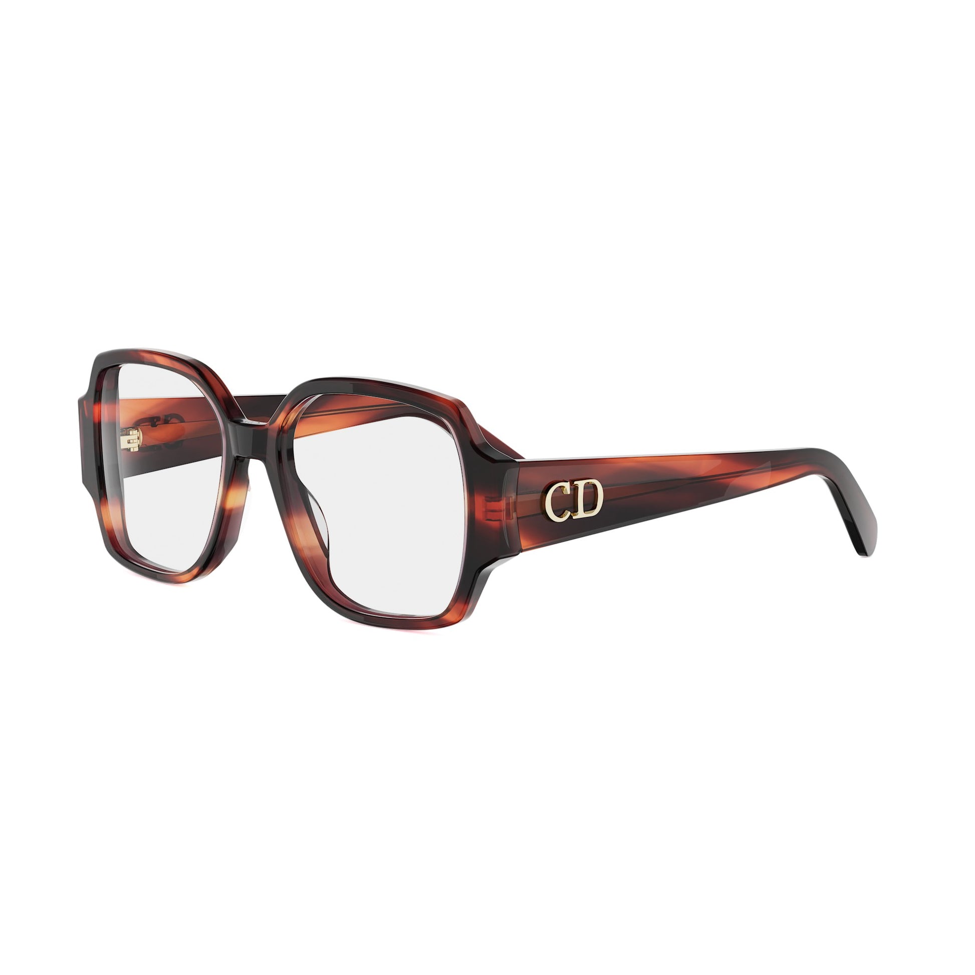 Shiny Rectangular Acetate Eyeglasses