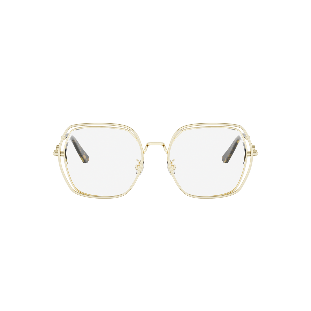 Rounded Square Metal Eyeglasses