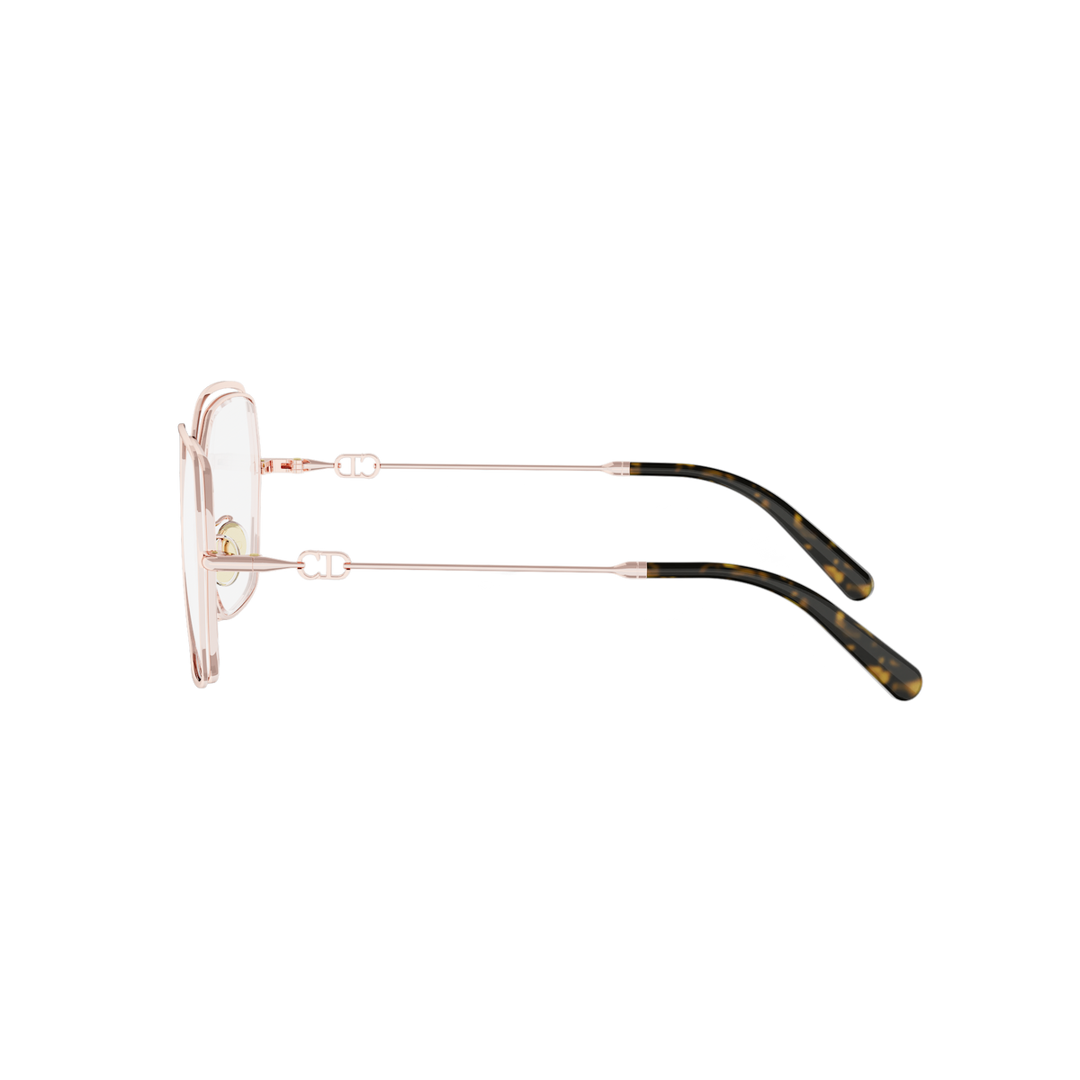 Rounded Square Metal Eyeglasses