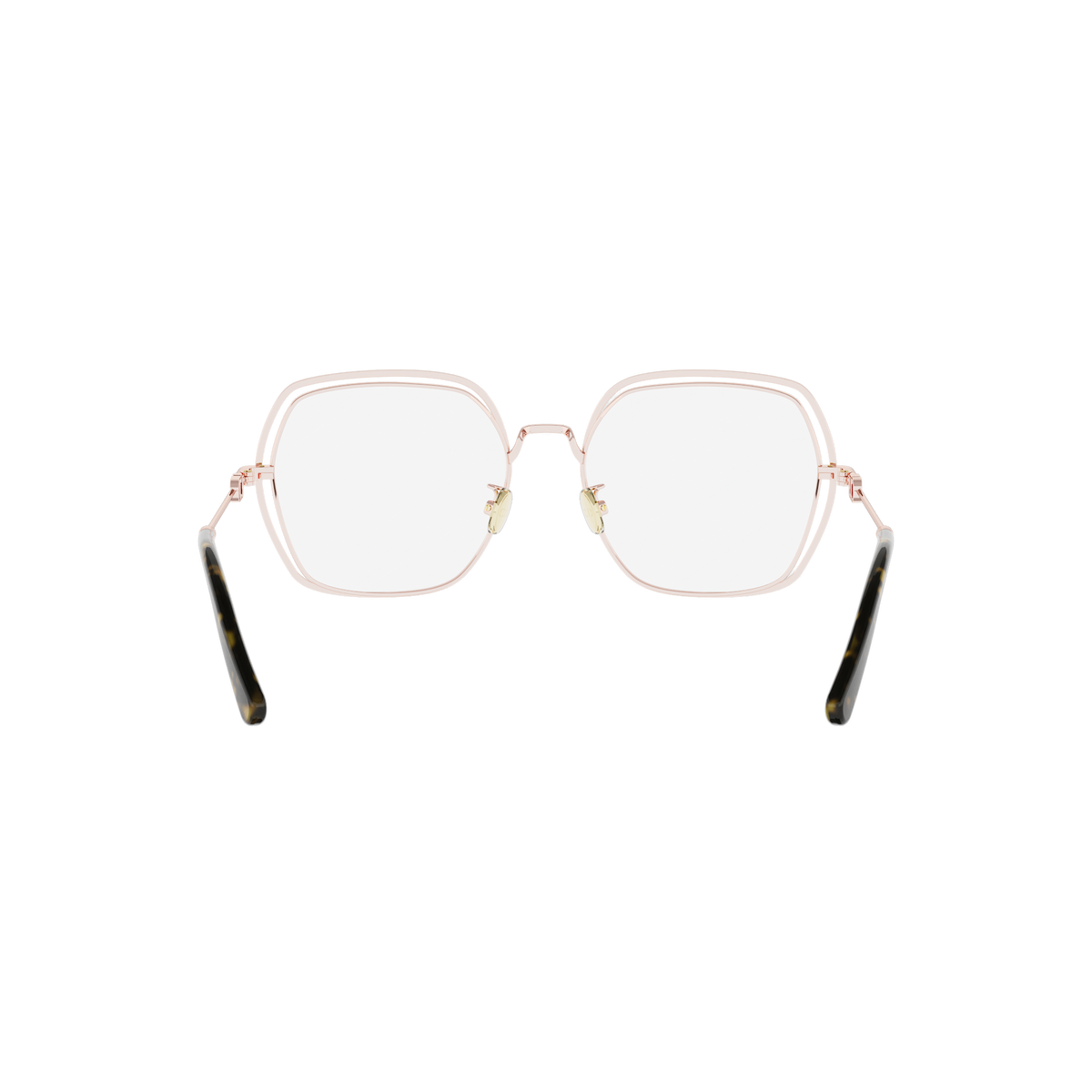 Rounded Square Metal Eyeglasses