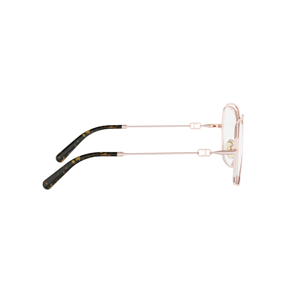 Rounded Square Metal Eyeglasses