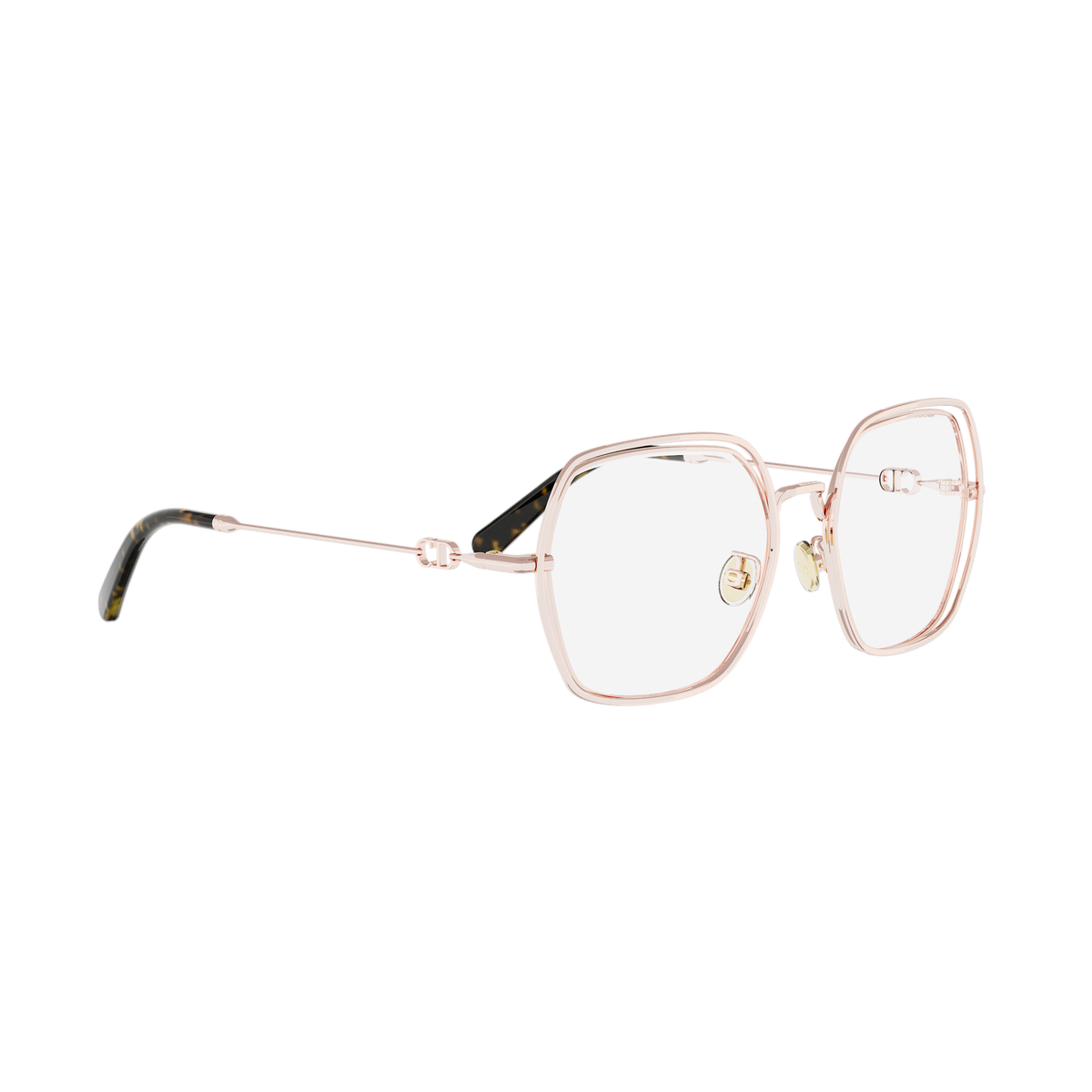 Rounded Square Metal Eyeglasses