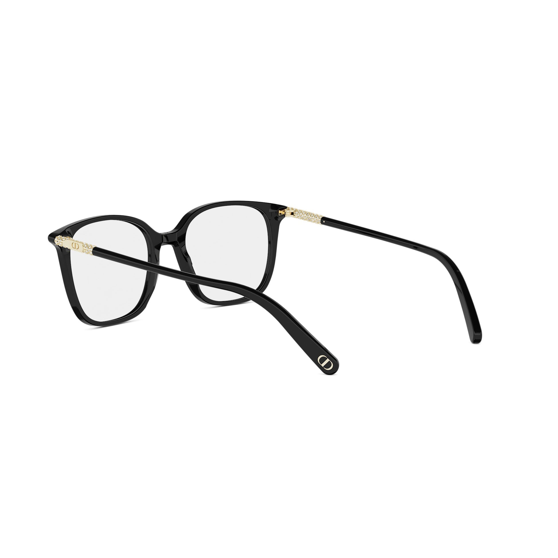 Black Square Acetate Eyeglasses