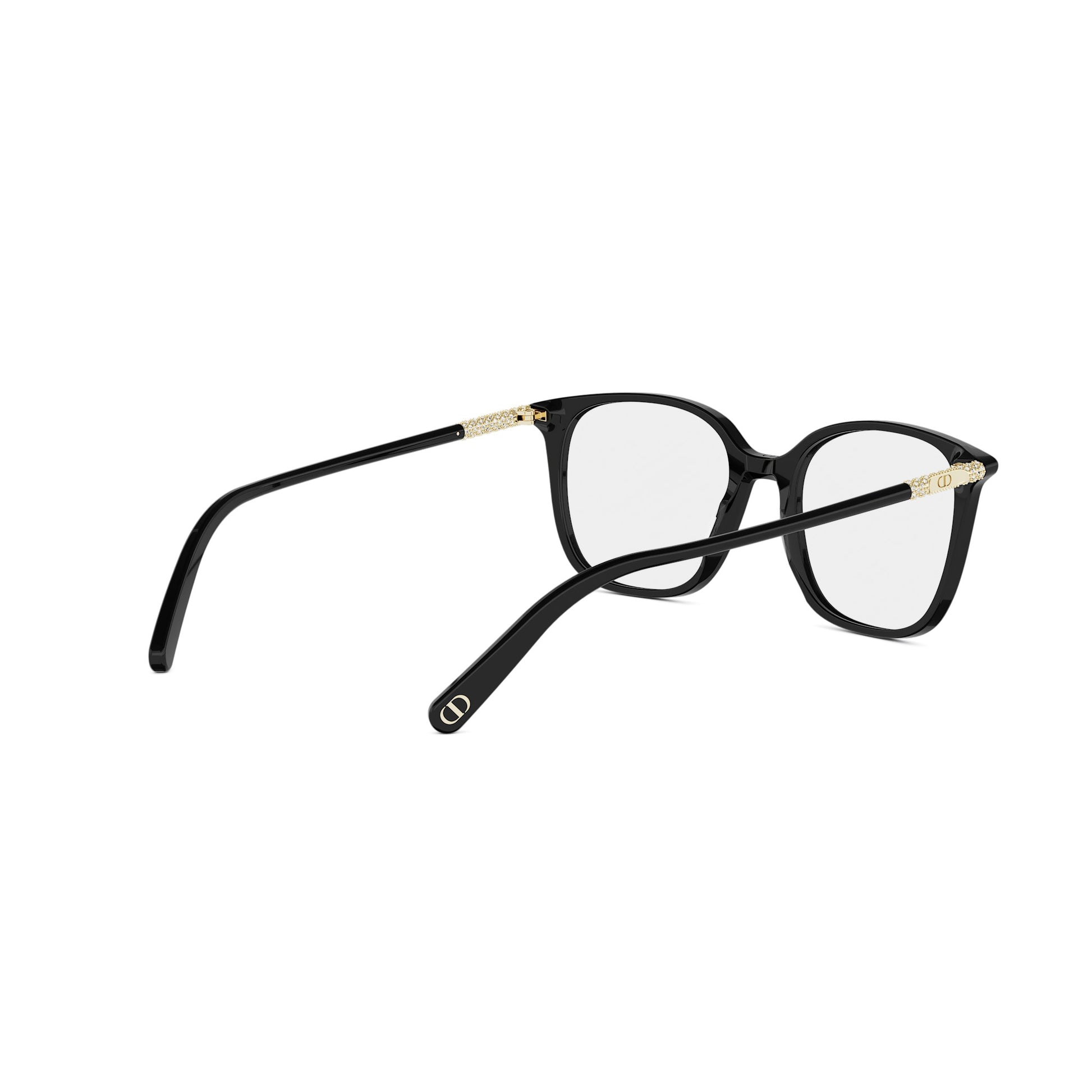 Black Square Acetate Eyeglasses