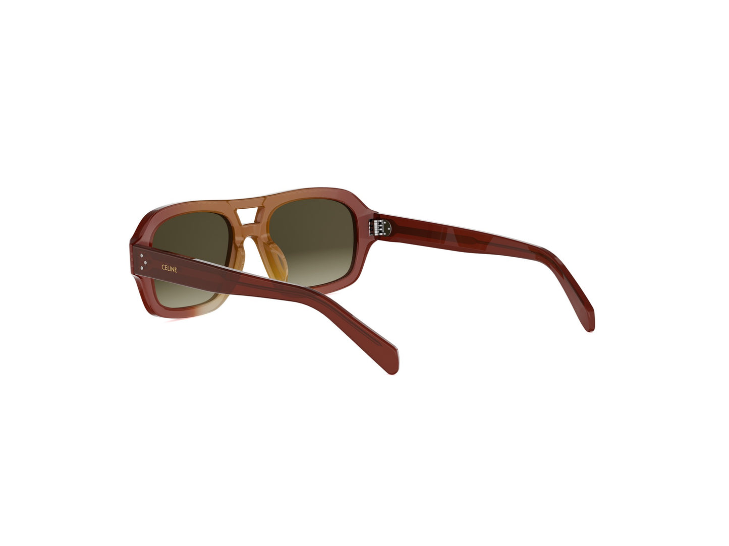 Brown Pilot Acetate Sunglasses