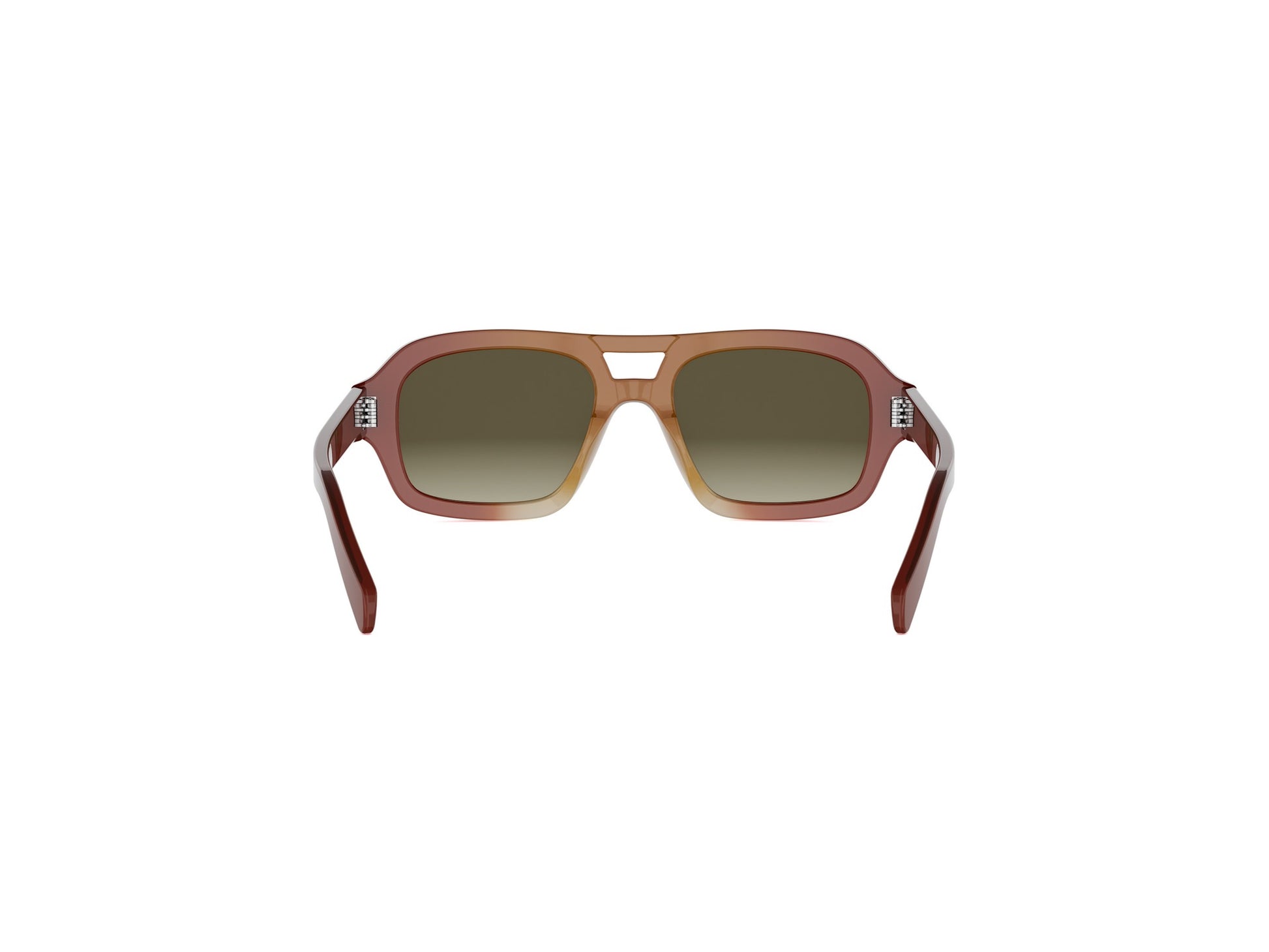 Brown Pilot Acetate Sunglasses