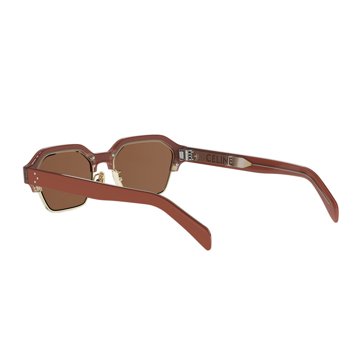 Brown Combination Sunglasses