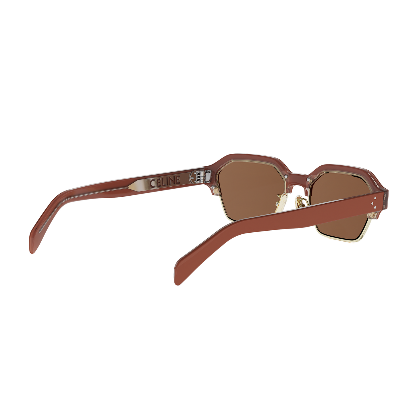 Brown Combination Sunglasses
